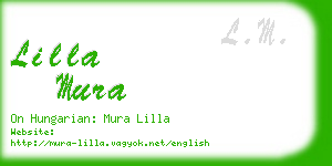 lilla mura business card